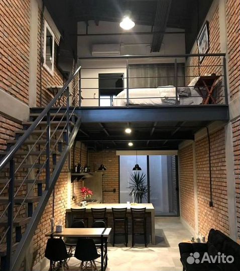 Антресольный этаж из металла