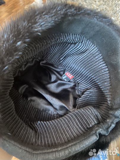 Берет женский норковый (2шт)