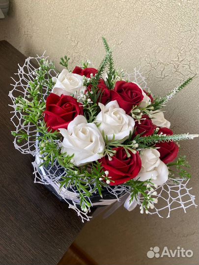 Изготовление мыльных букетов