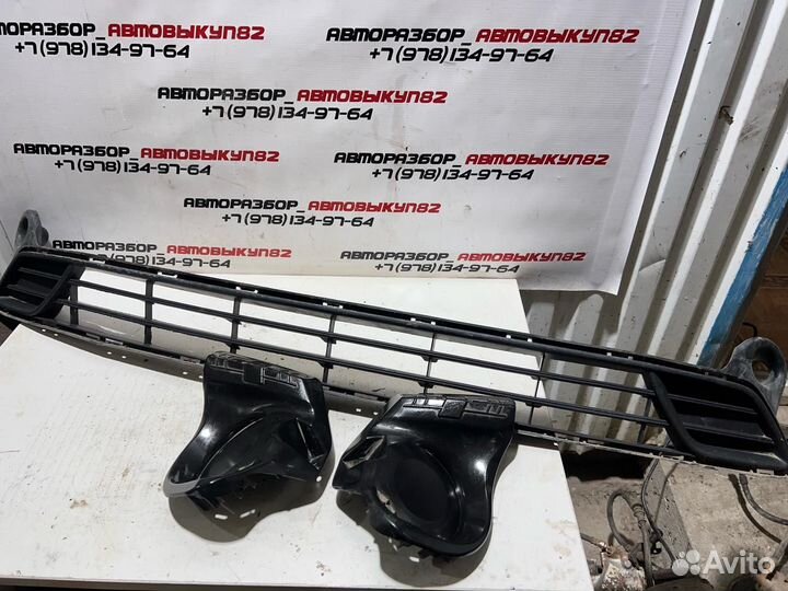 Заглушки птф, нижняя решетка в бампер Пежо 301