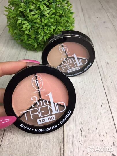 TF cosmetics 3in 1 trend to-go Универсал палетка