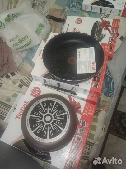 Набор сковородок Tefal ingenio red 22/26 см