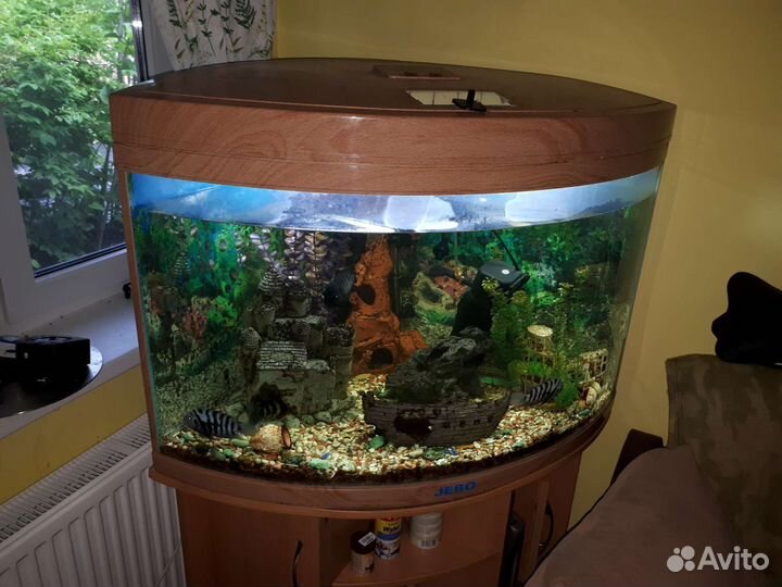 Аквариум с тумбой Jebo 180л