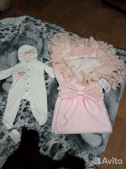 Конверт для выпески новорождённого для девочек