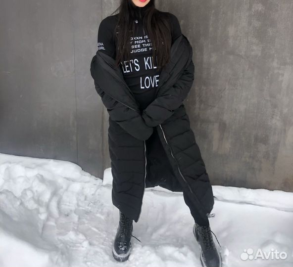 Пуховик зимний женский 42 44