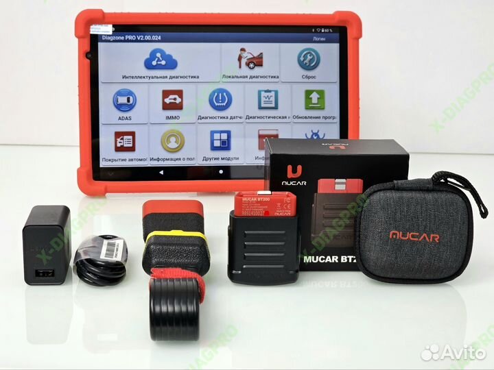 Launch X431 Mucar bt200 с планшетом