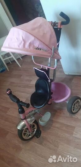 Трехколесный детский велосипед с ручкой бу