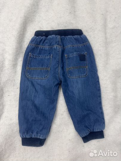 Джинсы Zara 2-3 года утепленные
