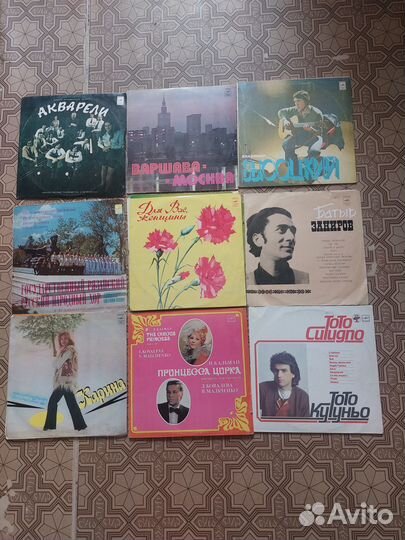 Пластинки советские - поп и диско