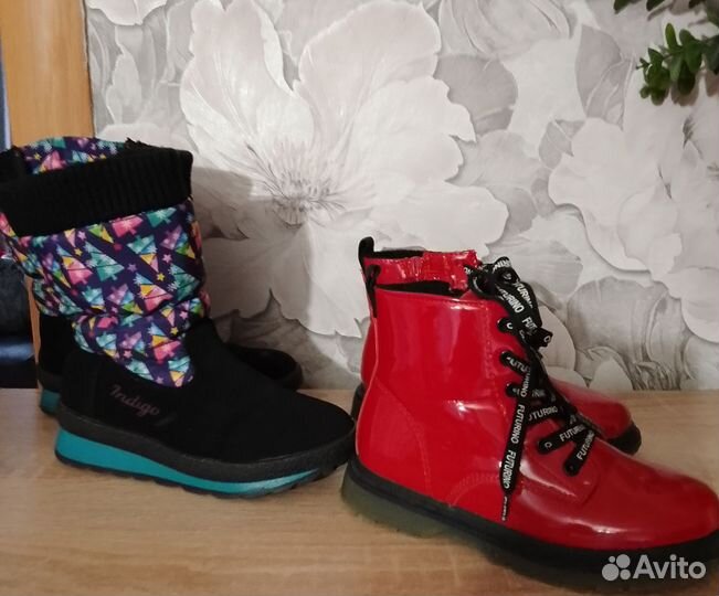 Ботинки + сапоги 28-29 размер