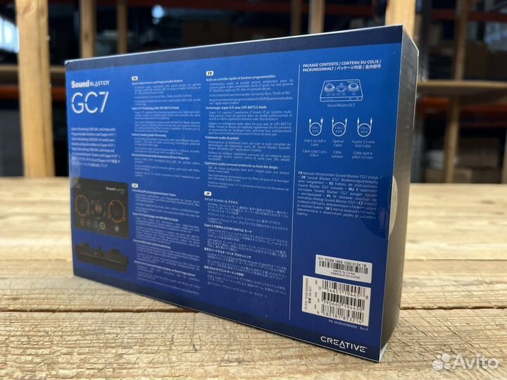 Новые звуковые карты Creative Sound Blaster GC7