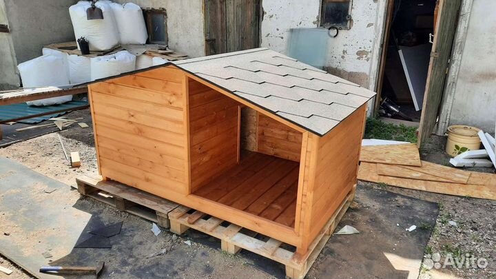 Будки, вольеры для собак