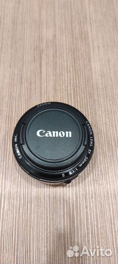 Объектив canon 50mm 1:8