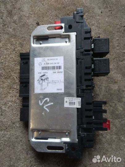 Mercedes Benz SL a0265453432 SAM блок задний