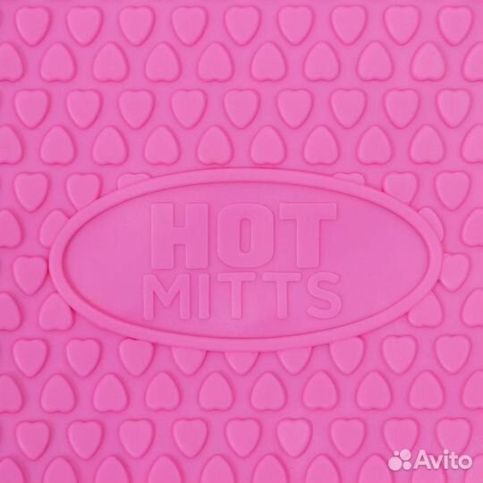 Перчатка для горячего Доляна «Сердце», силикон, 27