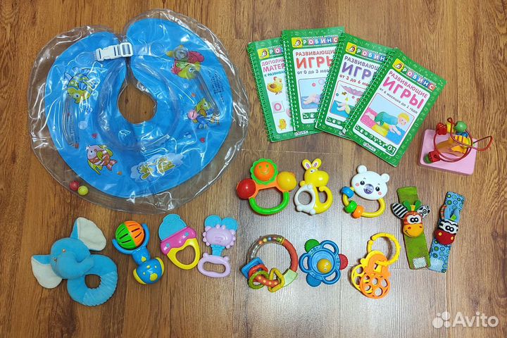 Погремушки, грызунки, развивашки