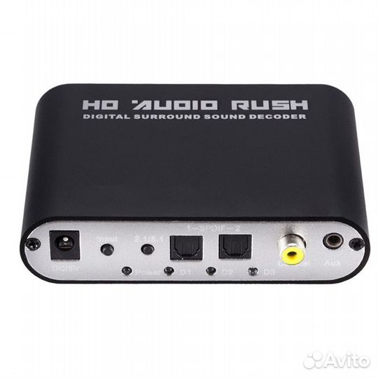 Аудио декодер 5.1 DTS и Dolby Digital