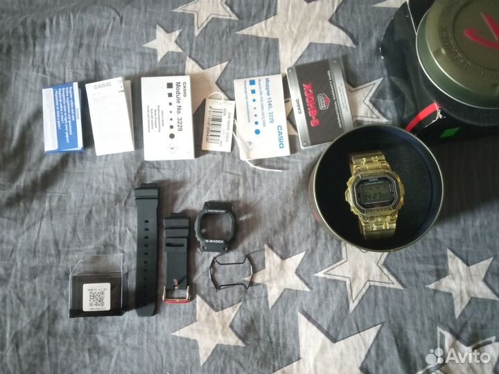 Прозрачные Casio G-shock DW-5600E-1V EU