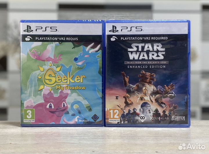 Много Новых Дисков Sony Playstation VR2 / Psvr2