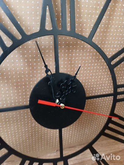 Часы настенные из металла
