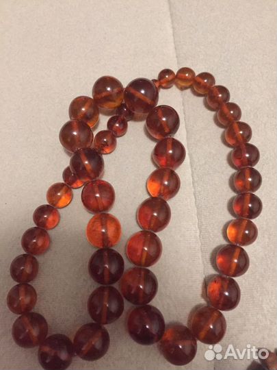 Янтарные бусы СССР