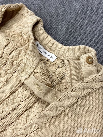 Вязаный комбинезон 80