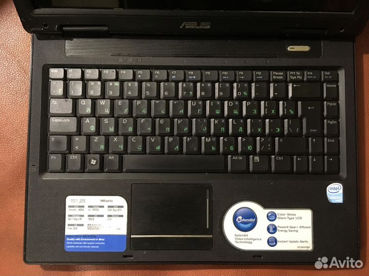 Ноутбук Asus на запчасти
