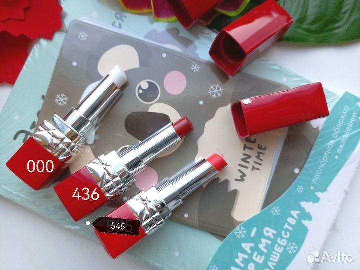 Dior, Clarins оригинал тональный, помады, тени