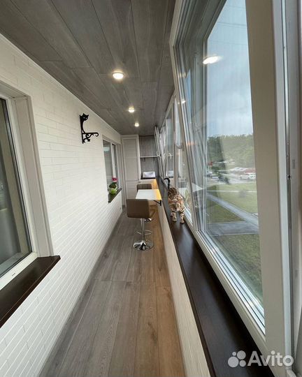 Остекление и отделка балконов под ключ