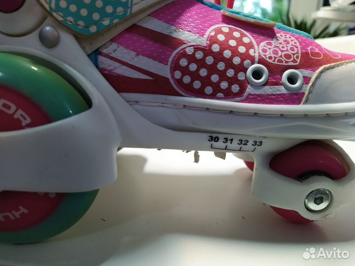 Продам раздвижные роликовые коньки hudora