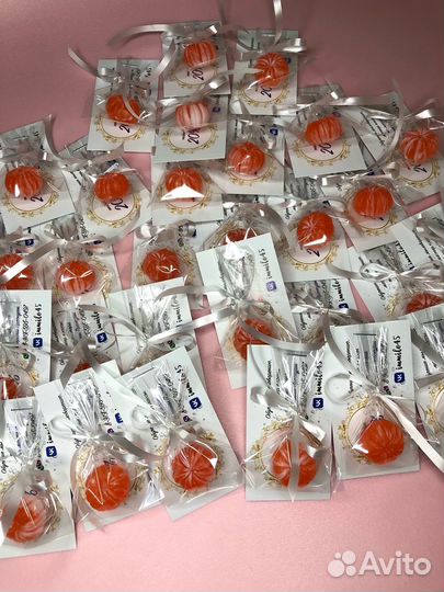 Мыло ручной работы мандарин