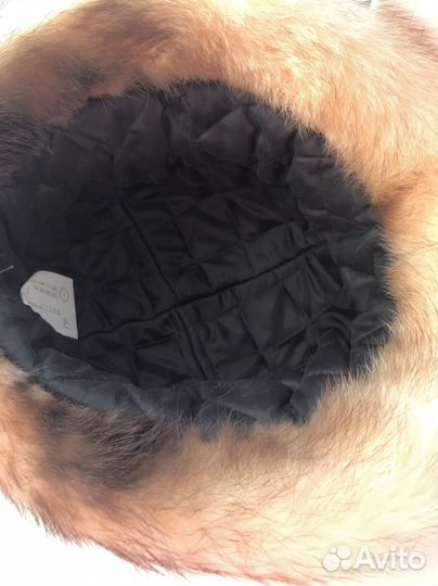 Шапка зимняя женская с натуральным мехом