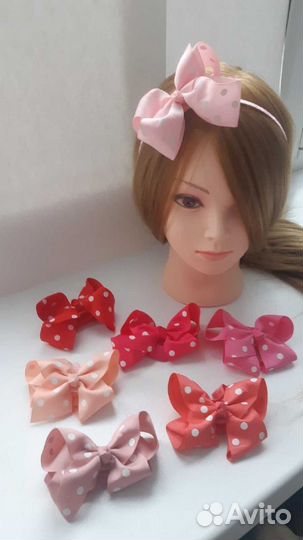 Ободок бантик для принцессы