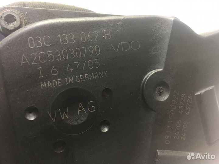 Фольксваген Поло Дроссельная заслонка