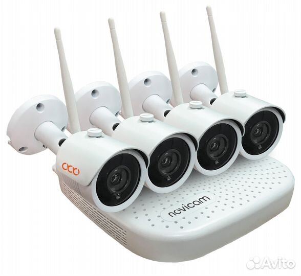 Беспроводной Wi-Fi комплект видеонаблюдения