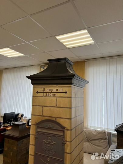 Колпаки на забор с подсветкой