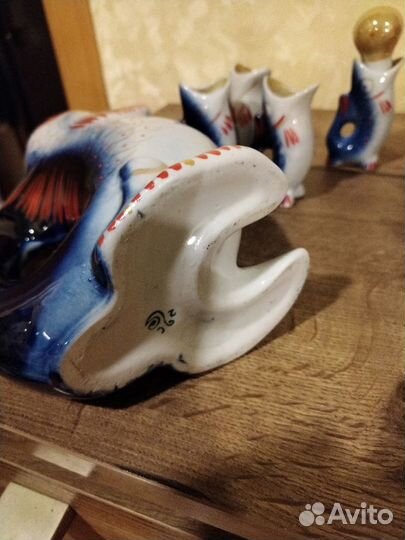 Коньячный набор рыбки СССР