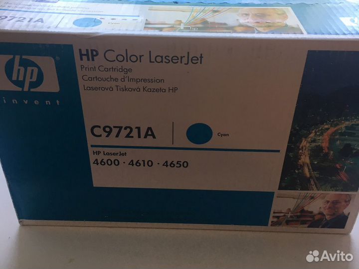Картридж hp cyan