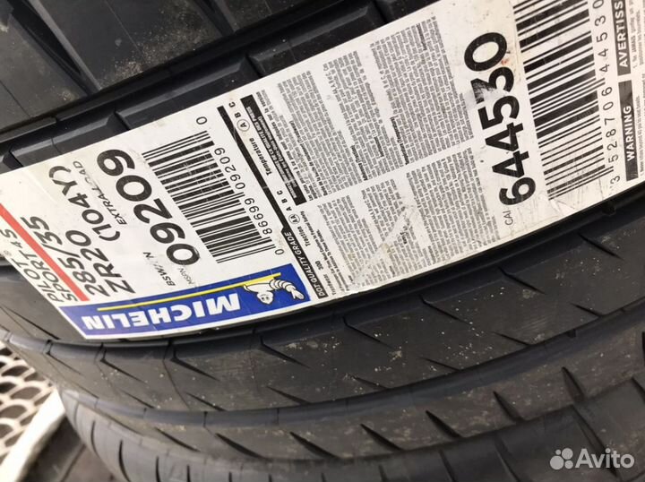 Michelin 4S 285/35R20 моно 275/35R20 BMW M5 new
