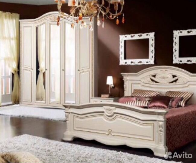 Спальня Сорренто слоновая кость в наличие