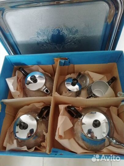 Чайно-кофейный сервиз СССР Кольчугино