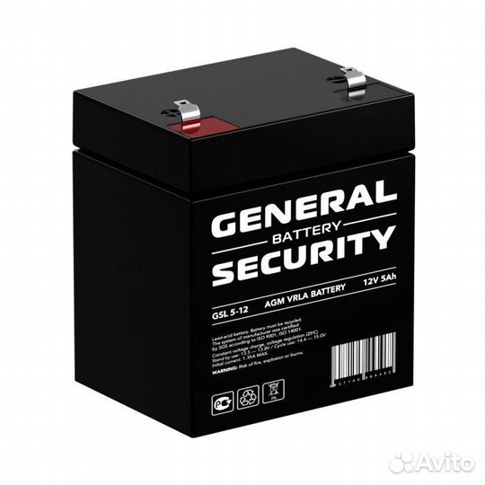 Аккумулятор General Security GSL 5-12 оптом