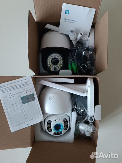 Камера видеонаблюдения по 5мп.1) Wifi 2) 4g sim