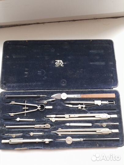 Чертежный набор ссср(готовальня)