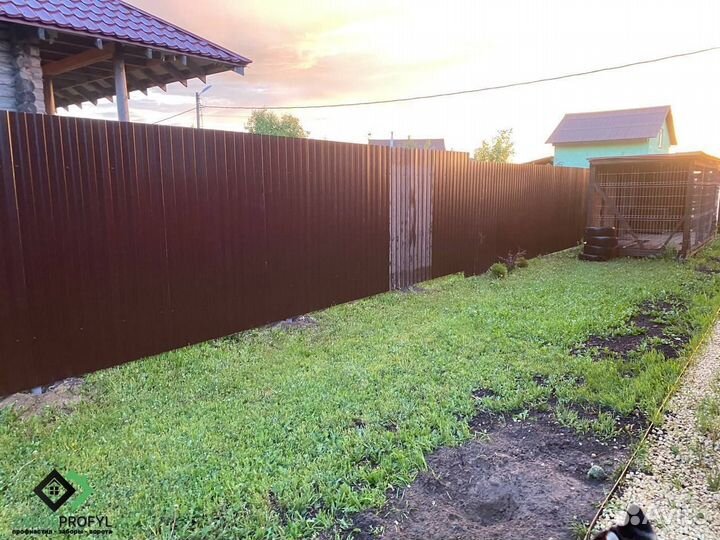 Заборы из профнастила / Заборы под ключ