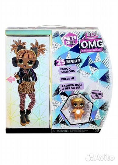 Кукла L.O.L. OMG Winter Chill Missy Meow Baby Cat