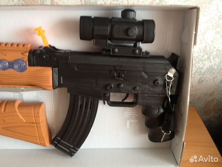 Автомат Калашникова детский со штыком