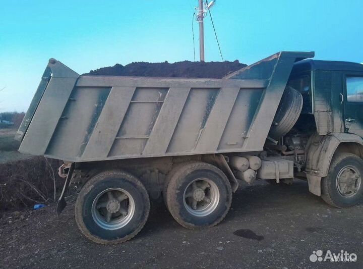 Доставка чернозем, песок, отсев, щебень