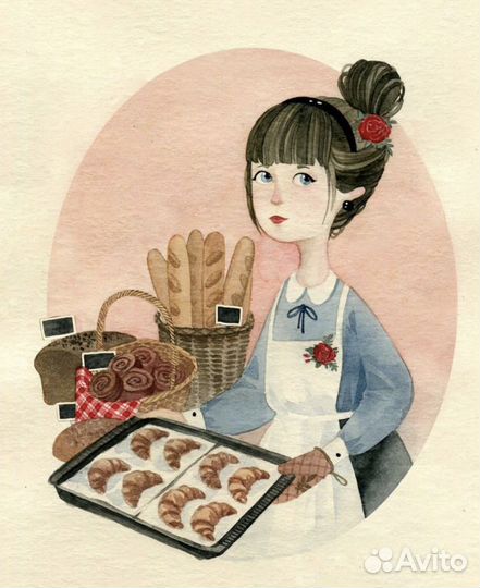 Продавец кассир в кафе пекарню