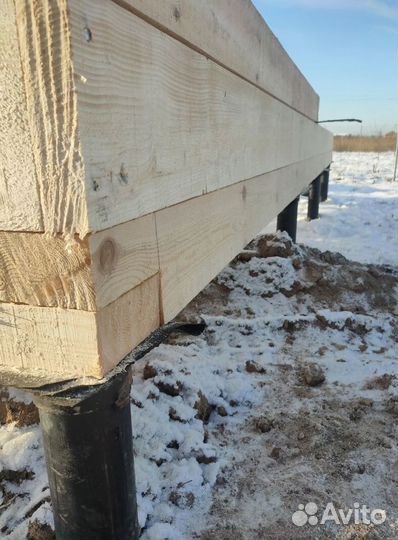 Фундамент на винтовых сваях